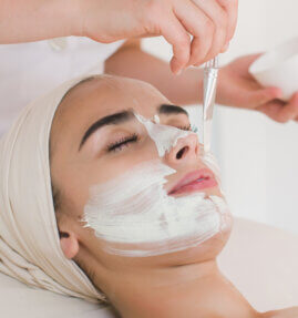 A chemical peel is a chemical solution applied to the face, neck, or hands to remove damaged or dull skin.