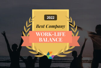 Comparably Best Company Work-Life Balance Award 2022