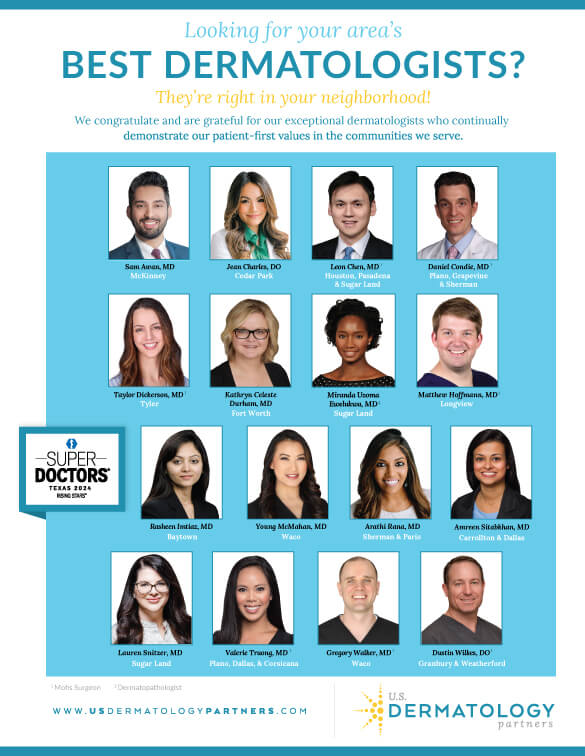 Super Doctors® Recognizes 16 U.S. Dermatology Partners Physicians as Rising Stars 2024 Awards in Peer-Nominated Award